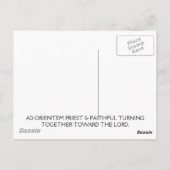 Carte Postale ad orientem TRADITIONAL LATIN MASS (Dos)