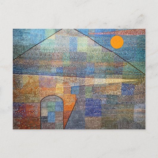 Carte Postale Ad Parnassum de Paul Klee, Art Abstrait (Devant)