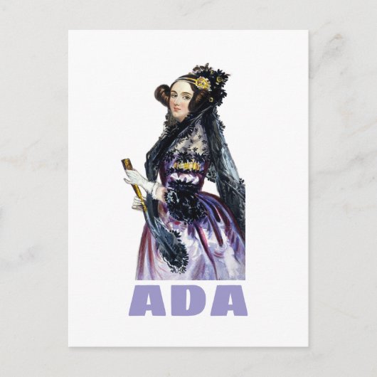 Carte Postale Ada Lovelace (Devant)