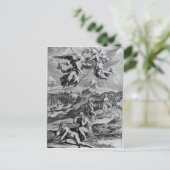 Carte Postale Adam et Eve après la chute (Debout devant)