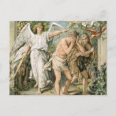 Carte Postale Adam et Eve chassés du Paradis (Devant)