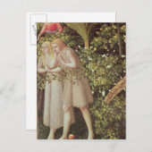 Carte Postale Adam et Eve expulsés du Paradis (Devant / Derrière)