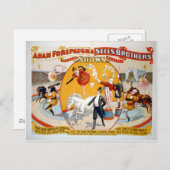 Carte Postale Adam Forepaugh & Frères Sells (Devant / Derrière)