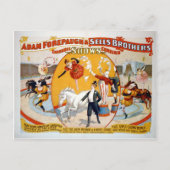 Carte Postale Adam Forepaugh & Frères Sells (Devant)
