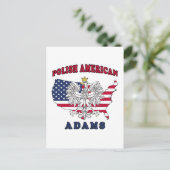 Carte Postale Adams Massachusetts polonais (Debout devant)