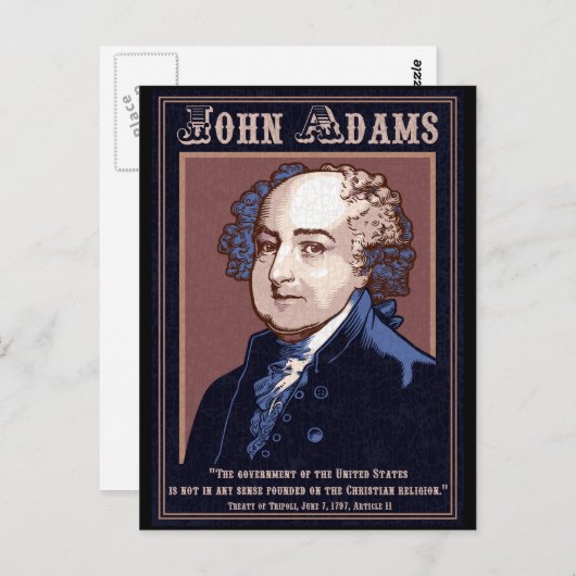 Carte Postale Adams -Tripoli (Devant / Derrière)