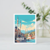 Carte Postale Adana Turquie célèbres lieux de voyage (Debout devant)