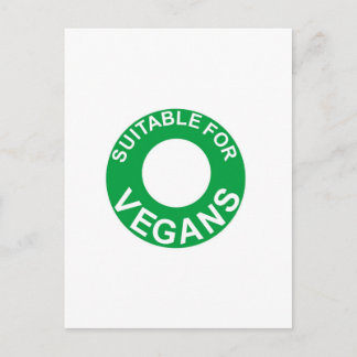 Carte Postale adapté aux végétaliens