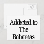 Carte Postale Addicé aux Bahamas (Devant / Derrière)