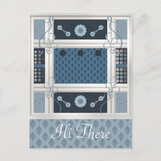 Carte Postale Addict de couture (Devant)