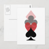 Carte Postale Addict de poker (Devant / Derrière)