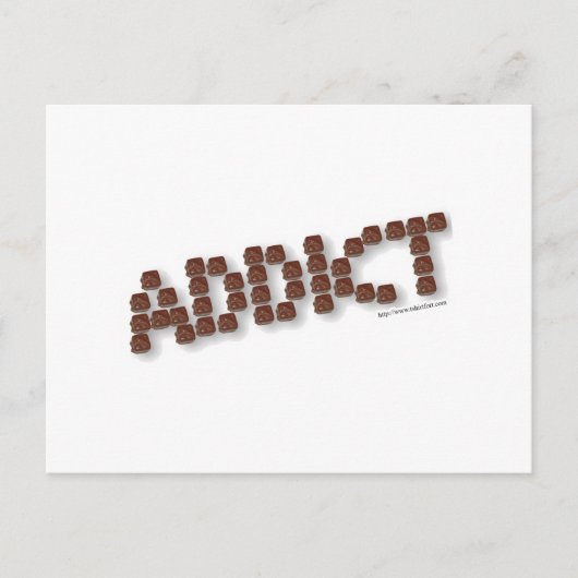 Carte Postale Addictionnaire (Devant)