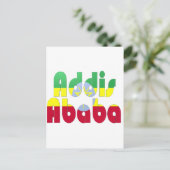 Carte Postale Addis-Abeba, Éthiopie (Debout devant)