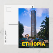 Carte Postale Addis-Abeba, Éthiopie (Devant / Derrière)