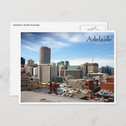 Carte Postale adelaide (Devant / Derrière)
