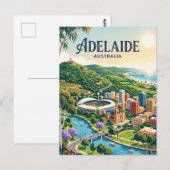 Carte Postale Adélaïde Australie (Devant / Derrière)