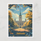 Carte Postale Adelaide Australie Art Vintage Voyage (Devant)