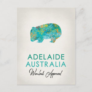 Carte Postale Adélaïde Australie Wombat