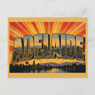 Carte Postale Adélaïde capitale de l'Australie-Méridionale Art v