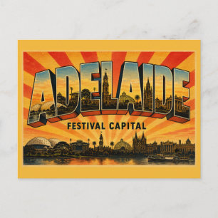 Carte Postale Adélaïde capitale du festival d'Australie méridion