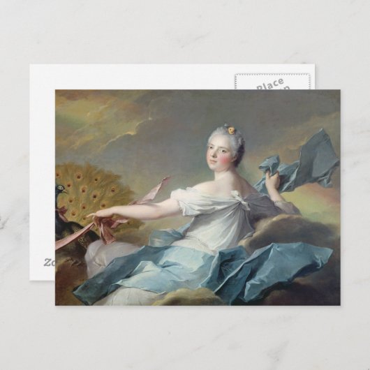 Carte Postale Adélaïde de France, comme élément d'Air (Devant / Derrière)