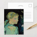 Carte Postale Adeline Ravoux | Vincent van Gogh<br><div class="desc">Adeline Ravoux (1890) de Vincent van Gogh est un poignant portrait d'une jeune fille, Adeline Ravoux, qui était la fille de l'aubergiste où Van Gogh séjourna à Auvers-sur-Oise. Le tableau présente le sujet avec une expression réfléchie, ses cheveux auburn soigneusement stylisés, et sa figure soulignée dans des coups de pinceau...</div>