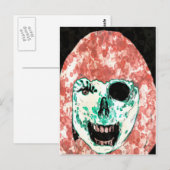 Carte postale ADH Zombie Watercolor (Devant / Derrière)