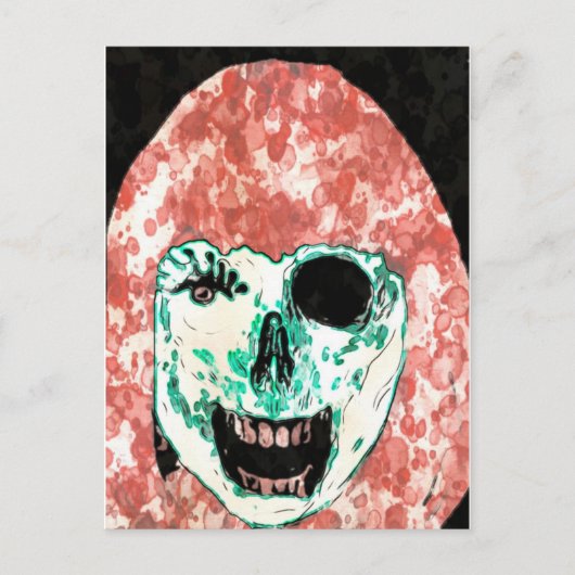 Carte postale ADH Zombie Watercolor (Devant)