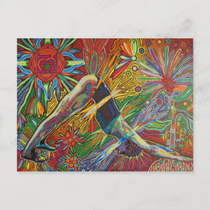 Carte Postale adho mukha svanasana 2009 as postcard