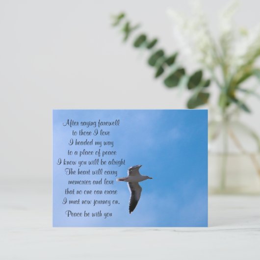 Carte Postale Adieu #2_ (Debout devant)