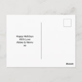 Carte Postale Adieu 2020 Joyeuses Fêtes Moderne Cocktail Font (Dos)