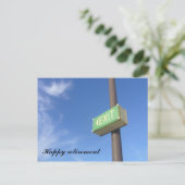 Carte Postale adieu à la sortie heureuse (Debout devant)