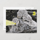 Carte Postale Adieu à la vapeur (Devant / Derrière)