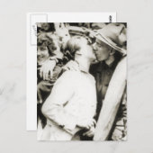 Carte Postale Adieu baiser 1915 (Devant / Derrière)