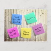 Carte Postale Adieu post-adieu (Devant)