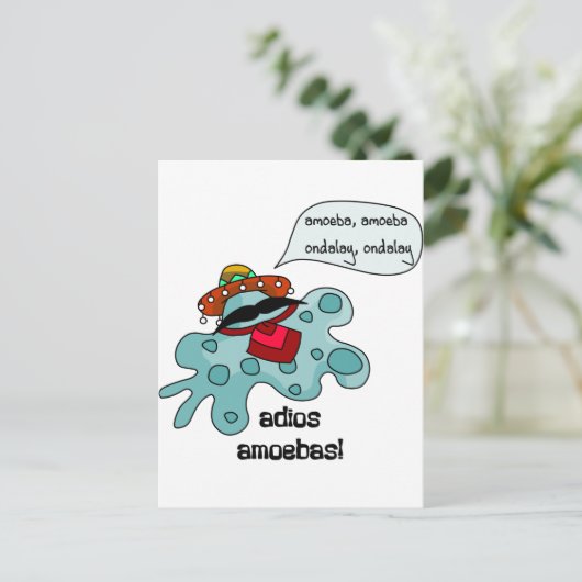 Carte Postale Adios Amoebas (Debout devant)