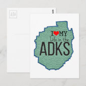 Carte postale Adirondack (Devant / Derrière)