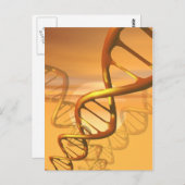 Carte postale ADN (Devant / Derrière)