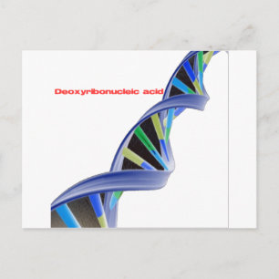 Carte Postale ADN - Acide désoxyribonucléique