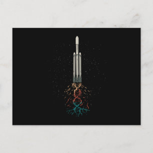 Carte Postale ADN de fusée spatiale