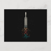 Carte Postale ADN de fusée spatiale (Devant)