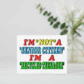 Carte Postale Adolescent Recyclé (Debout devant)