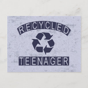 Carte Postale Adolescent Recyclé
