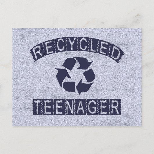 Carte Postale Adolescent Recyclé (Devant)