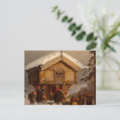 Carte postale Adolph Tidemand - Traditions de Noël (Debout devant)