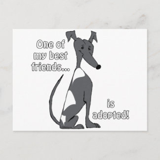 Carte Postale Adopté~BlackandWhite