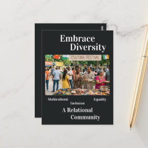 Carte Postale Adopter la diversité