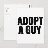 Carte Postale Adopter un type (Devant / Derrière)