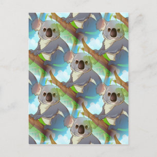 Carte Postale Adoptez un koala !