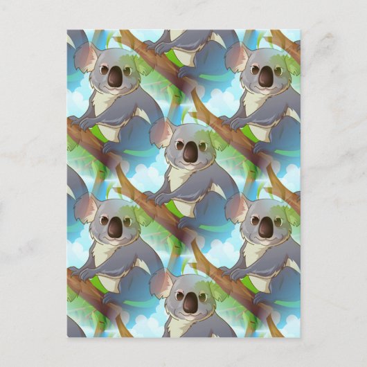 Carte Postale Adoptez un koala ! (Devant)